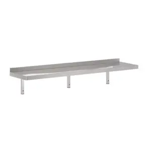 400 RVS Wandschap 2000 Incl. Konsoles Seizoensaanbieding