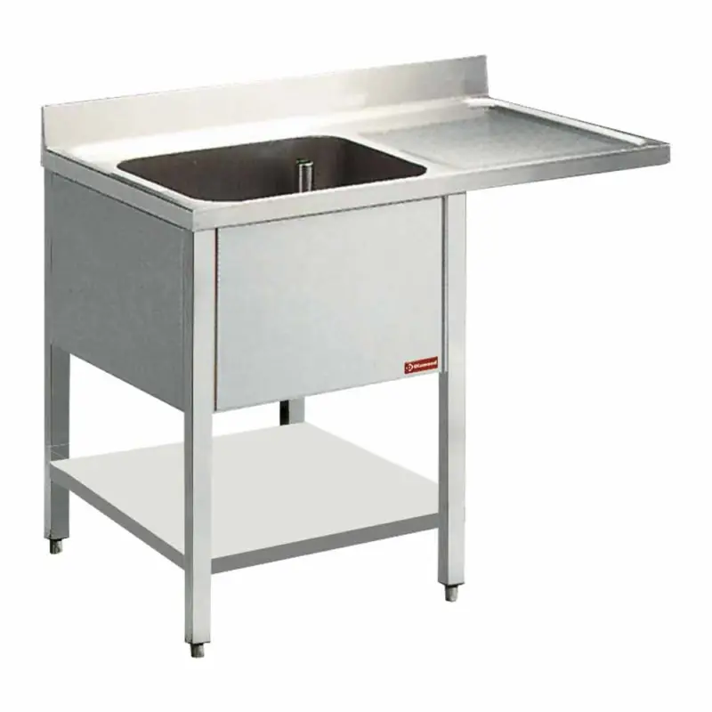 Diamond Spoeltafel | 1 Kuip 600x500x325mm + 1 Druipvak | 1400x700x880/900mm Uitverkoop