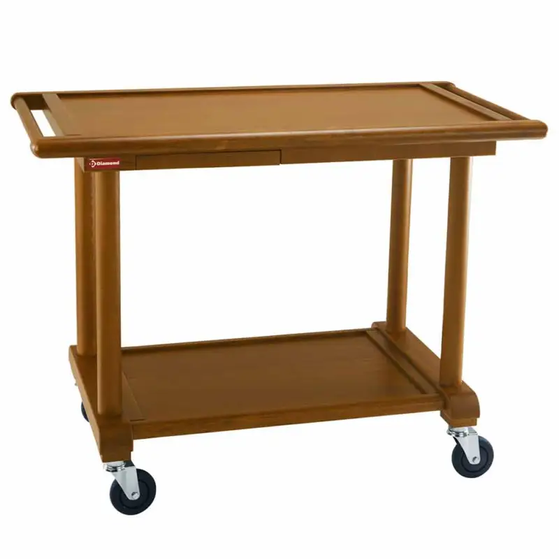Serveerwagen, 2 Niveau’s Hout “notelaar”, Dresseertablet Shop Nu