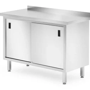 Actieprijs Wandwerktafel Met Kast – Gelast | Hendi Profi Line | 1200x600x(h)850mm
