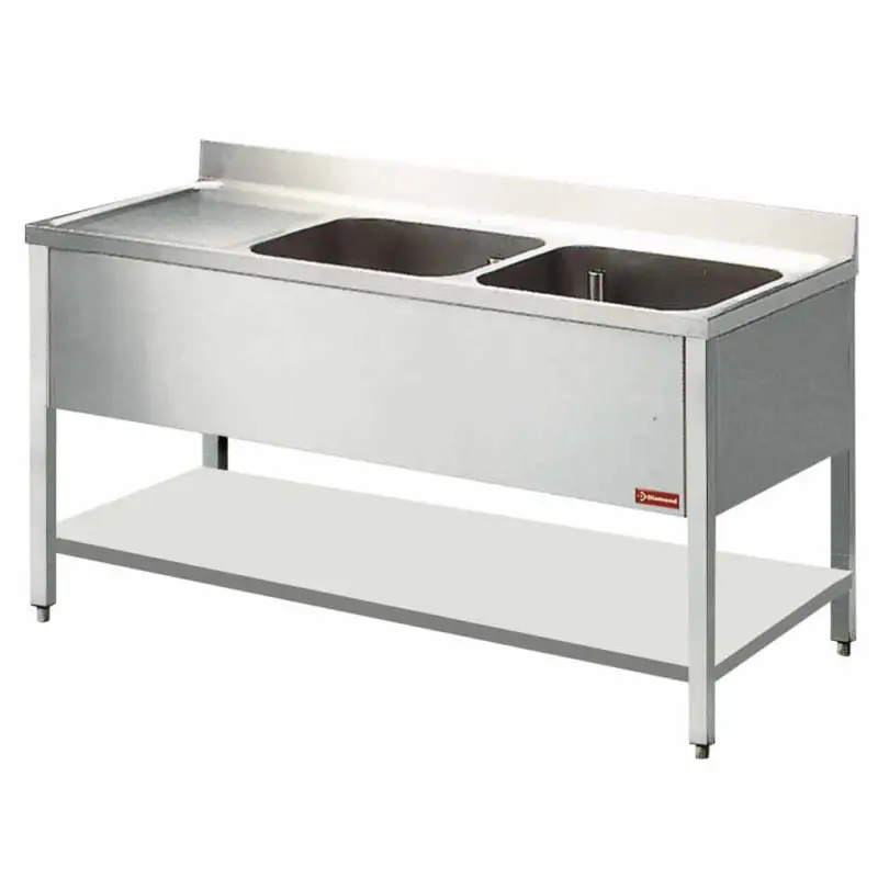 Spoeltafel Met 2 Kuipen En 1 Druipvlak Bestseller