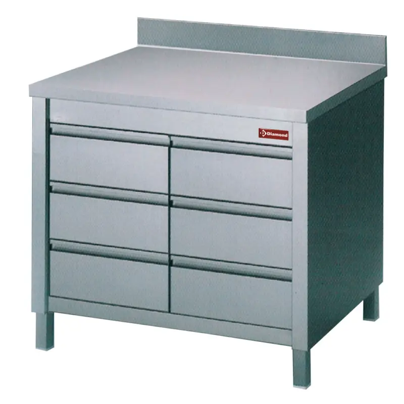 Werktafelkast Met 6 Laden Gn1/1 Flitsaanbieding