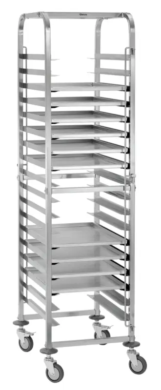 Bartscher Euronormwagen 18EN60400 | 18 roosters | 600x400mm | 535x685x1895mm Alleen Vandaag