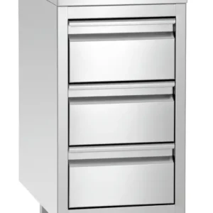 Bartscher Ladenkast 700S3 | 3 Lades | GN 1/1 Formaat | RVS | 400x700x850mm Dagaanbieding