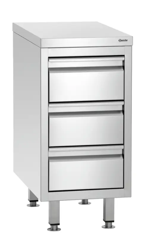 Bartscher Ladenkast 700S3 | 3 Lades | GN 1/1 Formaat | RVS | 400x700x850mm Dagaanbieding