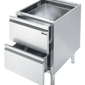 Bartscher Onderstel | SERIE 600 | RVS | 2 Laden | 400x550x580mm Lage Kosten