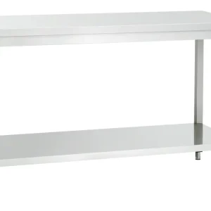 Bartscher Werktafel 700 | B2000 mm | RVS | Met onderblad | 2000x700x850mm Alleen Vandaag
