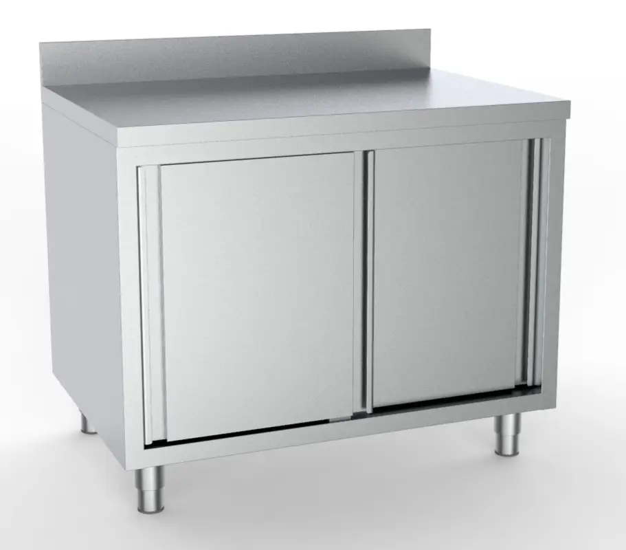 Combisteel Werkbank | ESSENTIAL | RVS | Schuifdeuren | 1400x600x850mm Betrouwbaar