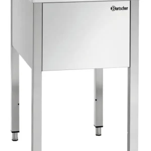 Bartscher Spoeltafel RVS | Grote Spoelbak | Achteropstand | 500x700x850 mm Express Levering