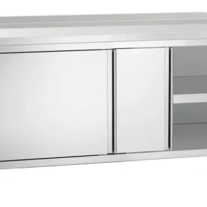 Bartscher Werkkast B1800 | RVS | Schuifdeuren | Tussenschap | 1800x700x850mm Beperkte Voorraad
