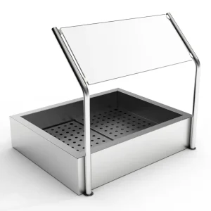 Glasopstand 3/1gn Self Service Tbv 7013.2710**verzending Met Palletvracht Onmogelijk** Direct Beschikbaar